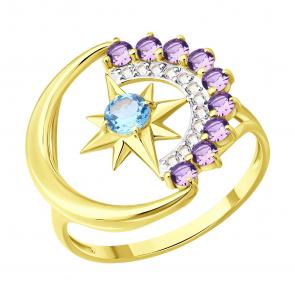 Золотое кольцо SOKOLOV 717279-2 фото