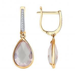 Золотые серьги SOKOLOV 72-00450 фото