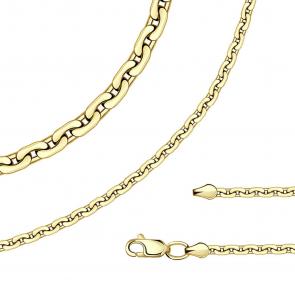 Цепь плетение Фантазийное из лимонного золота Александра 722212021сл фото