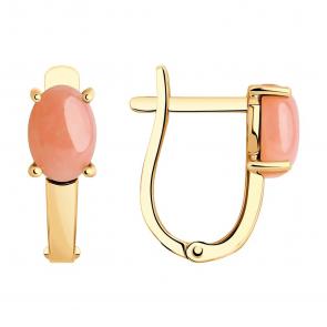 Золотые серьги SOKOLOV с опалом 727632 фото