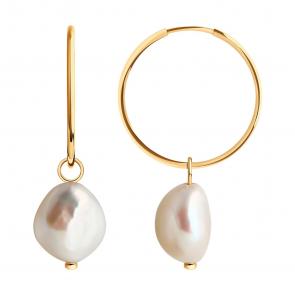 Золотые серьги-трансформеры SOKOLOV с жемчугом 728742 фото