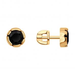 Золотые серьги SOKOLOV с шпинелью 728779 фото