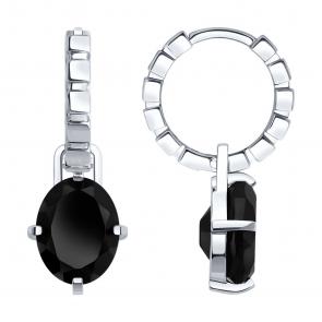 Золотые серьги SOKOLOV с агатом 728885-3 фото