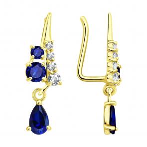 Золотые серьги SOKOLOV 729248-2 фото