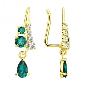 Золотые серьги SOKOLOV 729249-2 фото