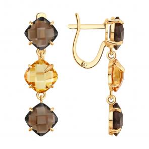 Золотые серьги SOKOLOV 729290 фото