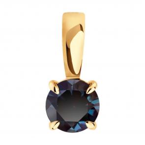 Золотая подвеска SOKOLOV с гитротермальным александритом 732937 фото