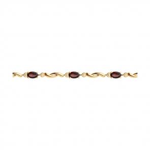 Золотой браслет SOKOLOV с гранатом 750307 фото