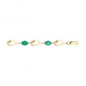 Золотой браслет SOKOLOV с агатом 750345 фото