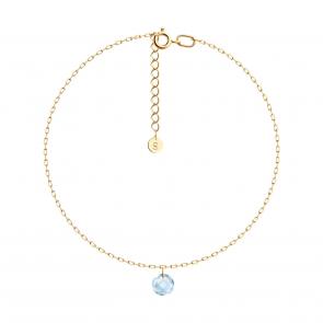 Золотой браслет SOKOLOV с топазом 750483 фото