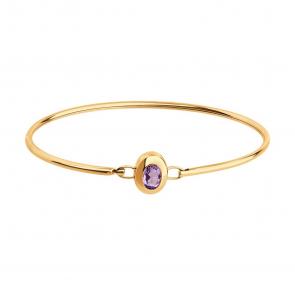 Золотой браслет SOKOLOV с аметистом 750542 фото