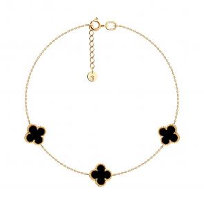 Золотой браслет SOKOLOV с ониксом 750614 фото