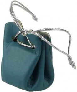 Мешочек объемный кожаный под серьги и кольцо 7530100-мв фото