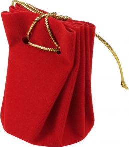 Мешочек объемный флокированный под серьги и кольцо 7530300-к фото