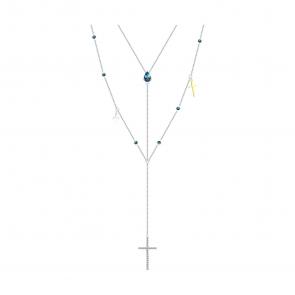 : Колье из комбинированного золота с топазами 770475-3 фото