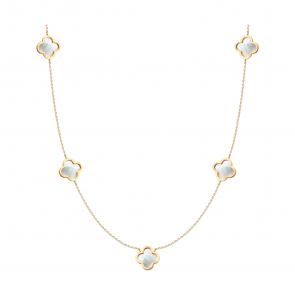 Золотое колье SOKOLOV с перламутром 770517 фото