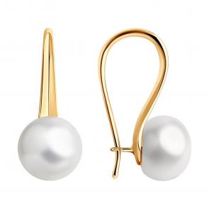 Золотые серьги SOKOLOV с жемчугом 792004 фото