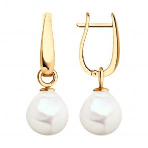 Золотые серьги SOKOLOV с жемчугом 792426 фото