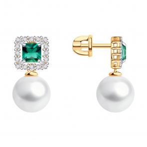 Золотые серьги SOKOLOV 792471 фото