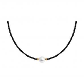 Золотое колье SOKOLOV с шпинелью и жемчугом 797055 фото