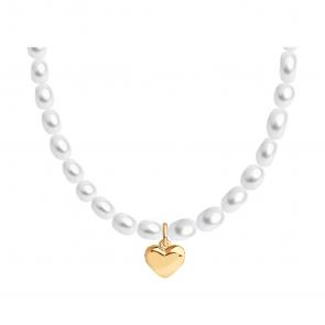 Золотое колье SOKOLOV с жемчугом 797087 фото