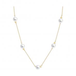 Золотое колье SOKOLOV с жемчугом 797092 фото