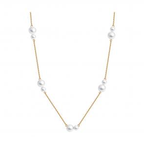 Золотое колье SOKOLOV с жемчугом 797093 фото