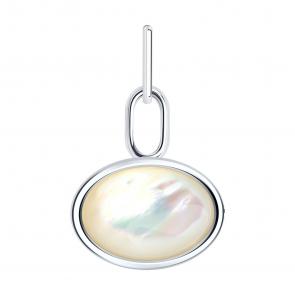 Серебряная подвеска SOKOLOV с перламутром 83030105 фото