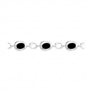 Серебряный браслет SOKOLOV с агатом 83050015 фото