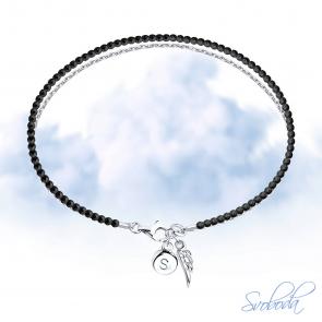 Серебряный браслет SOKOLOV с шпинелью 83050017-91 фото