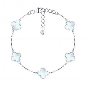 Серебряный браслет SOKOLOV с перламутром 83050058 фото