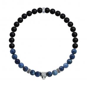 Серебряный браслет SOKOLOV с агатом и содалитом 83050063 фото