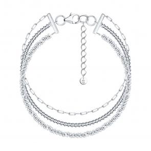 Серебряный браслет SOKOLOV с гематитом 83050070 фото