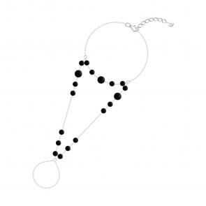 Серебряный браслет SOKOLOV с агатом 83050074 фото