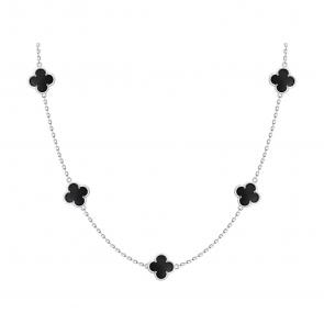 Серебряное колье SOKOLOV с ониксом 83070068 фото
