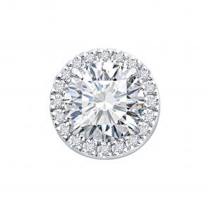 Золотая подвеска SOKOLOV с бриллиантом выращенным 9030012-3-5 фото