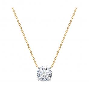 Золотое колье SOKOLOV с бриллиантом выращенным 9070080-5 фото