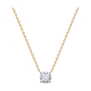 Золотое колье SOKOLOV с бриллиантом выращенным 9070082-5 фото