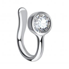 Серебряный пирсинг в нос TALANT с фианитом 92-72-0001-13080 фото