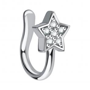 Серебряный пирсинг в нос TALANT с фианитом 92-72-0001-13081 фото