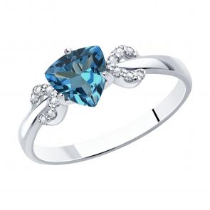 Серебряное кольцо SOKOLOV 92011039-91 фото