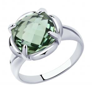 Серебряное кольцо SOKOLOV с кварцем 92011780 фото