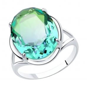 Серебряное кольцо SOKOLOV с ситаллом 92011914 фото