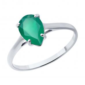 Серебряное кольцо SOKOLOV с агатом 92014371 фото