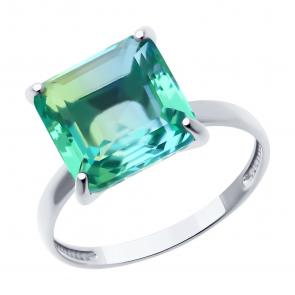 Серебряное кольцо SOKOLOV с ситаллом 92014376 фото