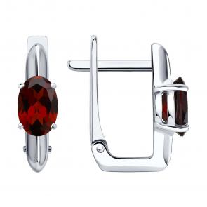 Серебряные серьги SOKOLOV 92025346 фото