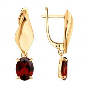 Серебряные серьги SOKOLOV 92025350 фото