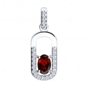 Серебряная подвеска SOKOLOV 92030889 фото