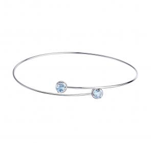 Серебряный браслет SOKOLOV с топазом 92050142 фото