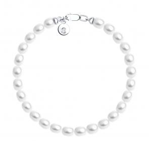 Серебряный браслет SOKOLOV с жемчугом 92050144-91 фото